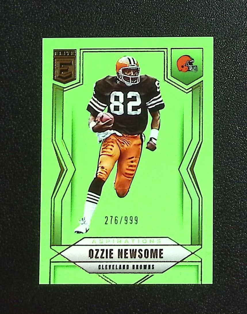 Ozzie Newsome Aspirations Lime Green /999 2025 Donruss Elite #78 Cleveland Browns: Panini, Donruss Optic, & Donruss Select, Prizm, Mosaic, Contenders, Zenith, Phoenix, Illusions, Absolute, Rookie NFL Sports Trading Cards, SP, SSP, Cards, Football Cards for Sale Near Me, Superbowl & 