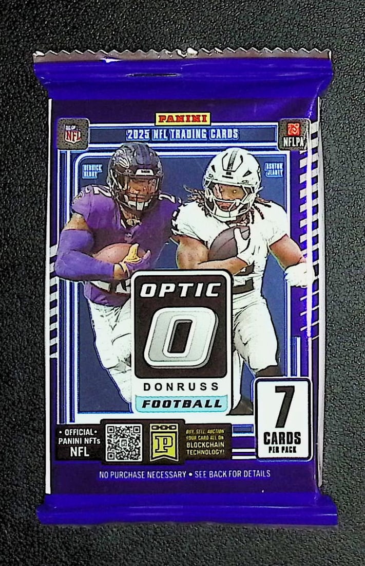 2025 Donruss Optic Football Card MEGA BOX PACK- Jaxson Dart, Tyler Shough Rookie Cards: Donruss Optic Football NFL Trading & Sports Cards, Rookies In this set are Jaxson Dart, Tyler Shough, Cam Skattebo, Emeka Egbuka, Cam Ward, Uptown SP, Rated Rookie, Downtown SSP Cards, Sports Cards fo
