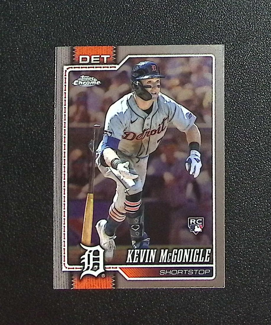 Kevin McGonigle Rookie Card 2026 Topps Chrome #16 Detroit Tigers