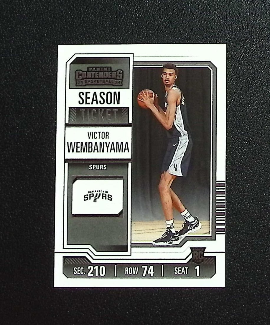 Victor Wembanyama Rookie Card Season Ticket 2023-24 Contenders #11 Spurs