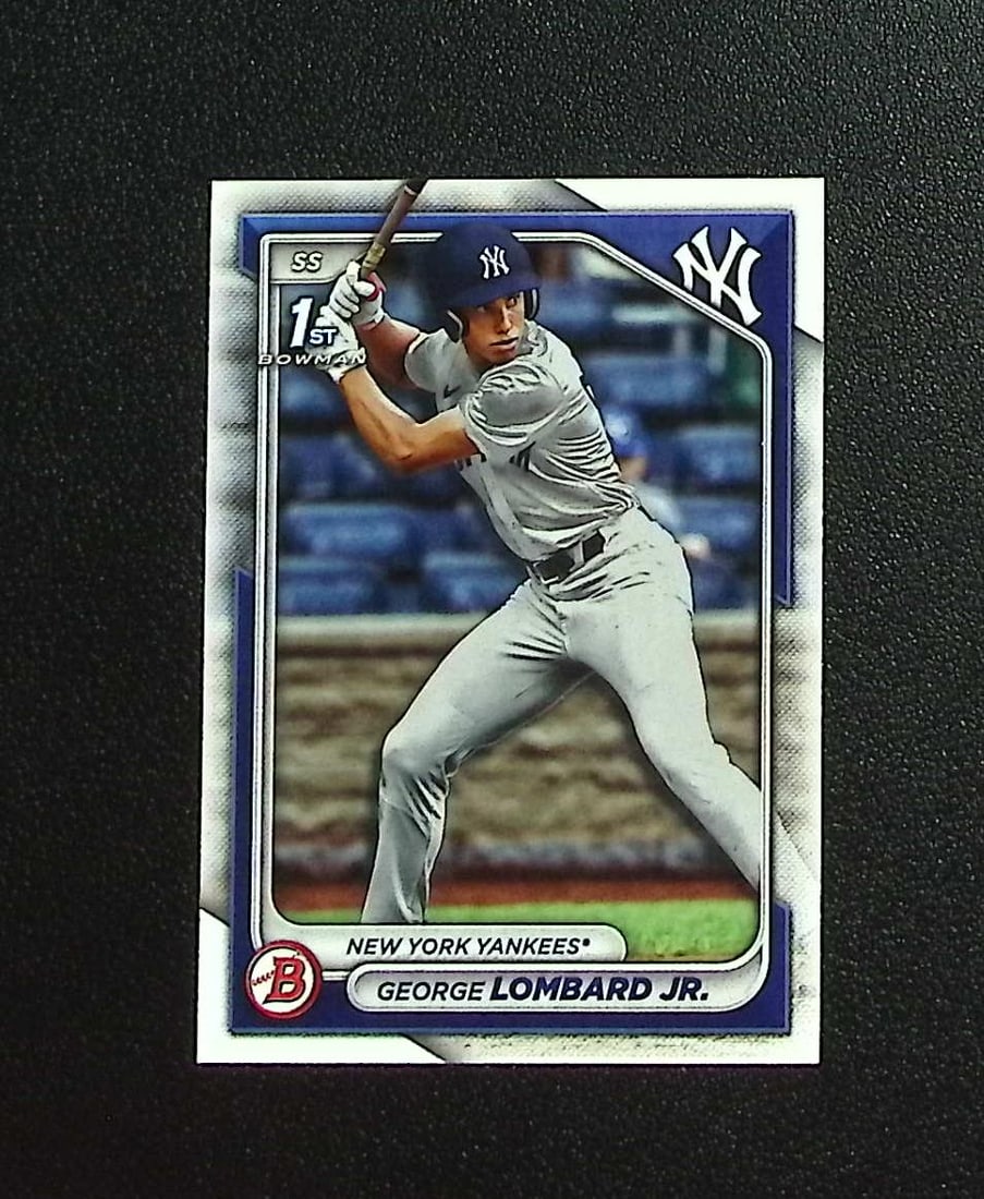 George Lombard Jr. 1st Bowman 2024 Bowman #BP-79 New York Yankees