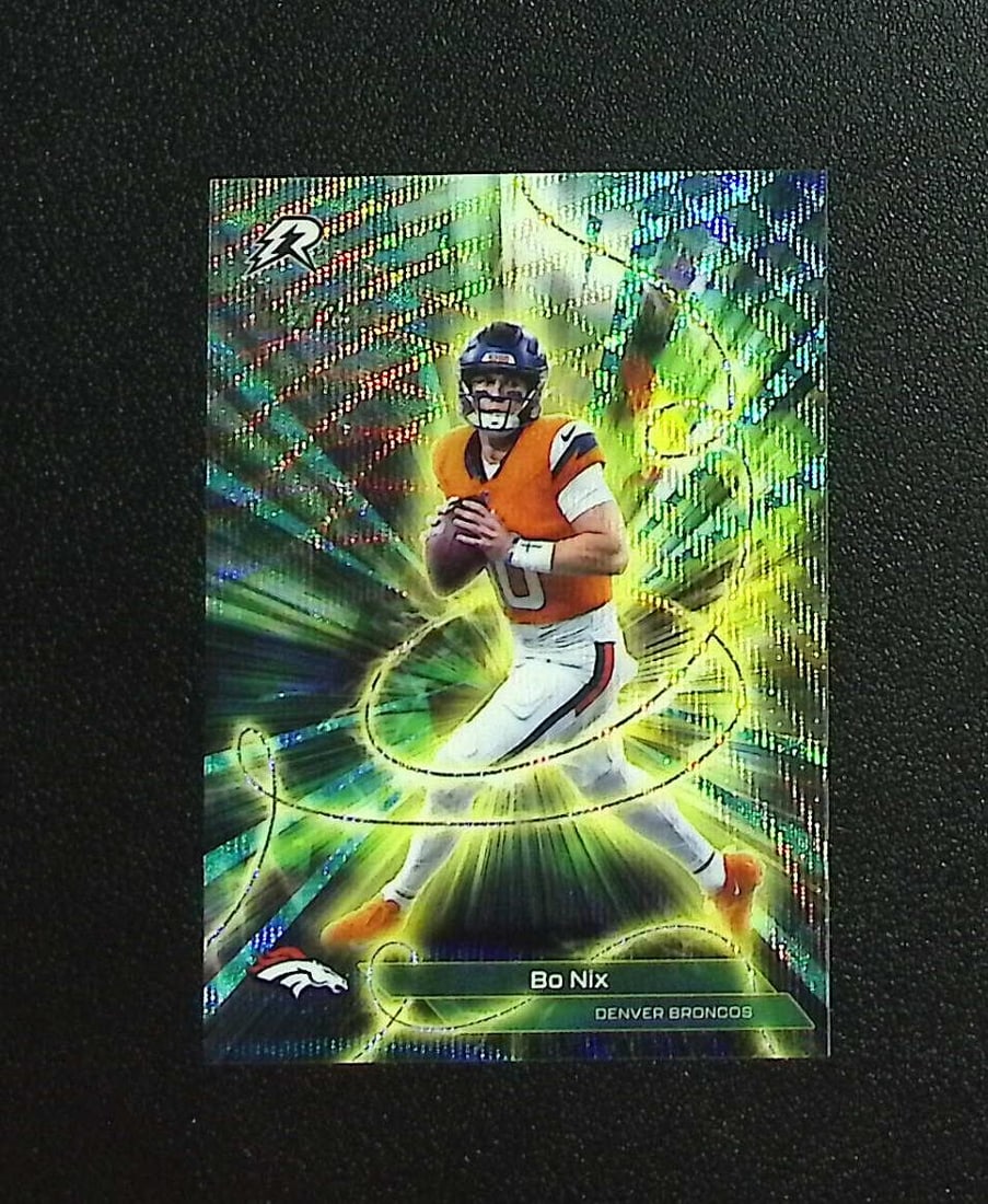 Bo Nix Conductors Aqua Surge /250 2025 Resurgence #C-19 Denver Broncos