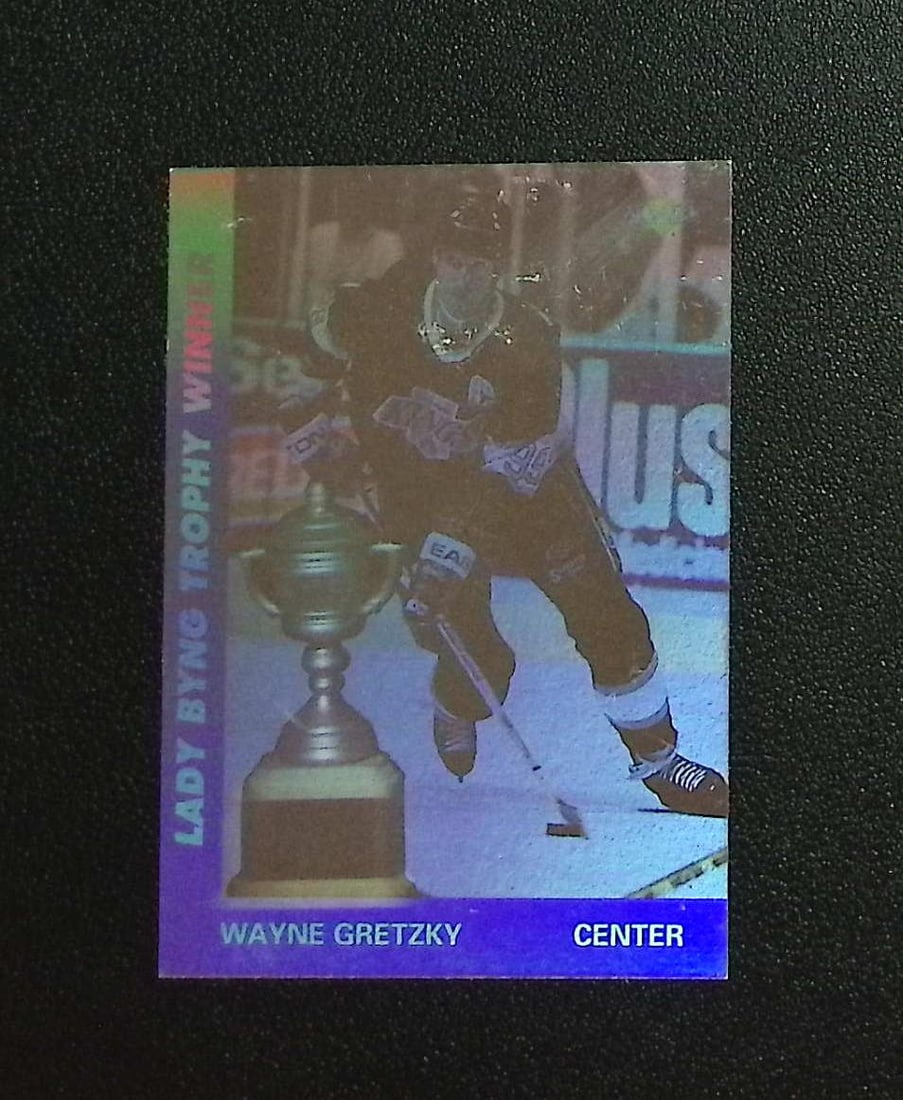 Wayne Gretzky Hologram 1991-92 Upper Deck #AW6 Kings, Oilers: Upper Deck Vintage NHL Hockey Trading & Sports Cards, Old Sports Cards for Sale Near Me, Stanley Cup & Hall of Fame Players, Valuable Auction Memorabilia Lots for Sale On Line