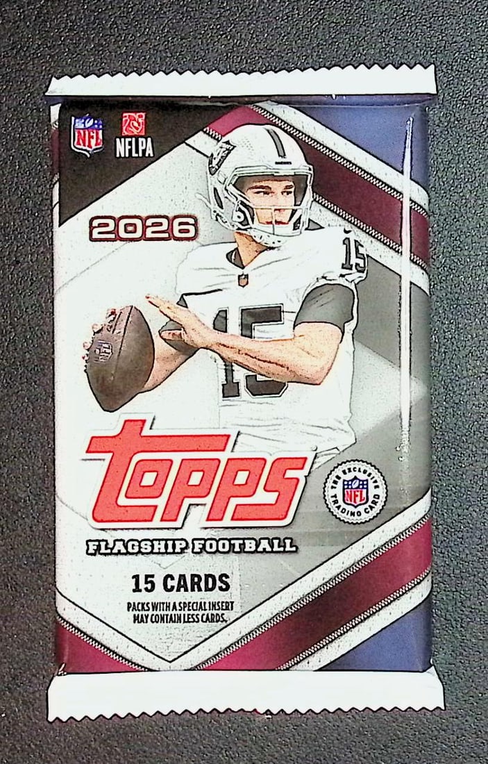 2026 Topps Flagship Football MEGA Box Pack