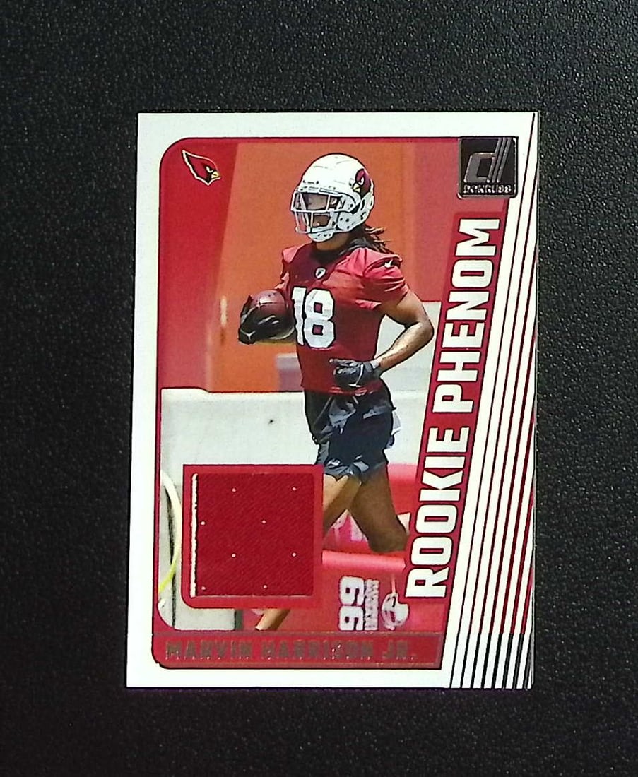 Marvin Harrison Jr. Rookie Patch 2024 Donruss #RPJ-MHJ Arizona Cardinals: Panini, Donruss Optic, & Donruss Select, Prizm, Mosaic, Contenders, Zenith, Phoenix, Illusions, Absolute, Rookie NFL Sports Trading Cards, SP, SSP, Cards, Football Cards for Sale Near Me, Superbowl & 