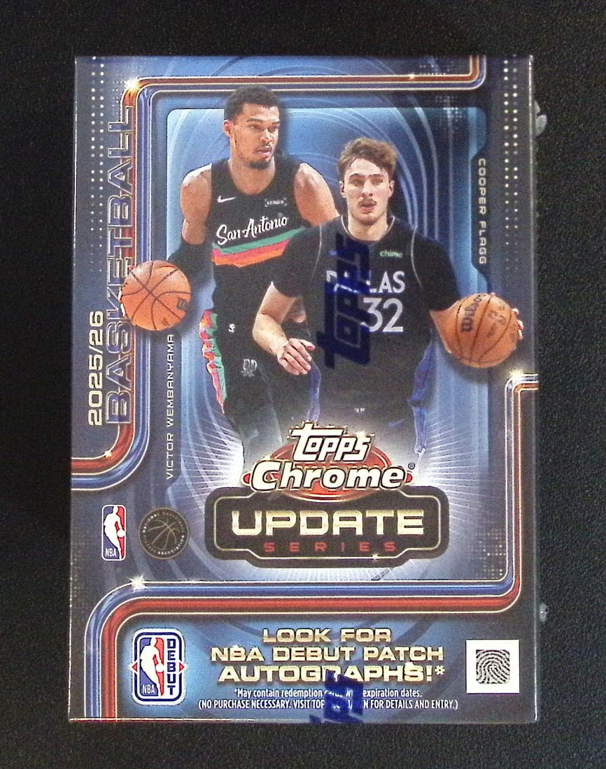2025-26 Topps Chrome Update Basketball Blaster Box