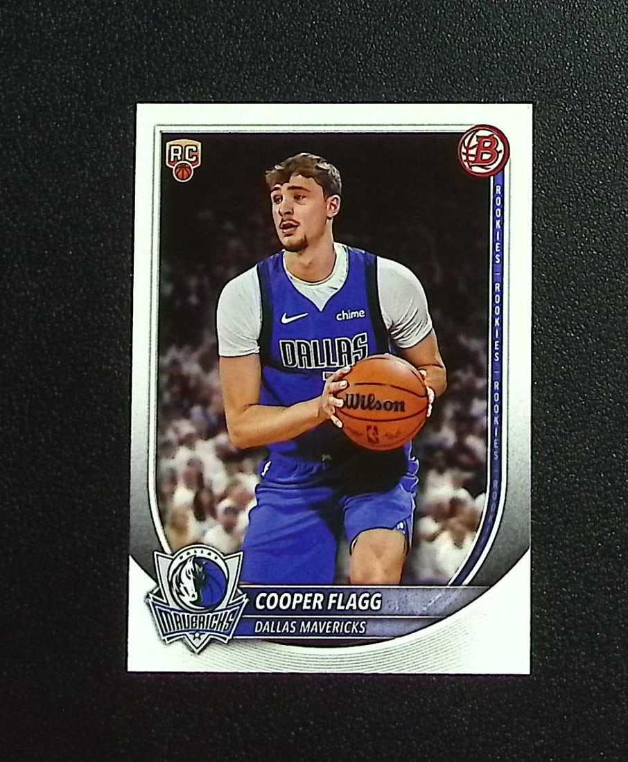 Cooper Flagg Rookie Card 2025-26 Bowman #1 Dallas Mavericks: Topps & Bowman Basketball NBA Trading & Sports Cards, Sports Cards for Sale Near Me, Chrome, Refractor, SP, SSP, Valuable Auction Memorabilia Lots Sold On Line, NBA Championship & Hall of Fame Player 