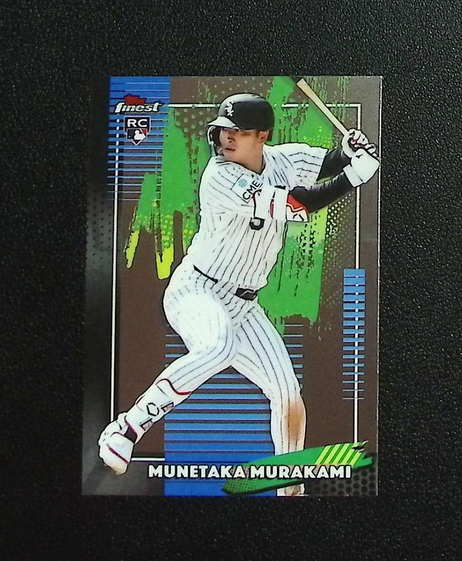 Munetaka Murakami Rookie Card 2026 Topps Finest #5 Chicago White Sox: Topps, Bowman, & Fanatics Baseball MLB Trading & Sports Cards, Sports Cards for Sale Near Me, World Series & Hall of Fame Players Memorabilia, Refractors, X-Fractors, Numbered, SP, SSP, Valuable Aucti