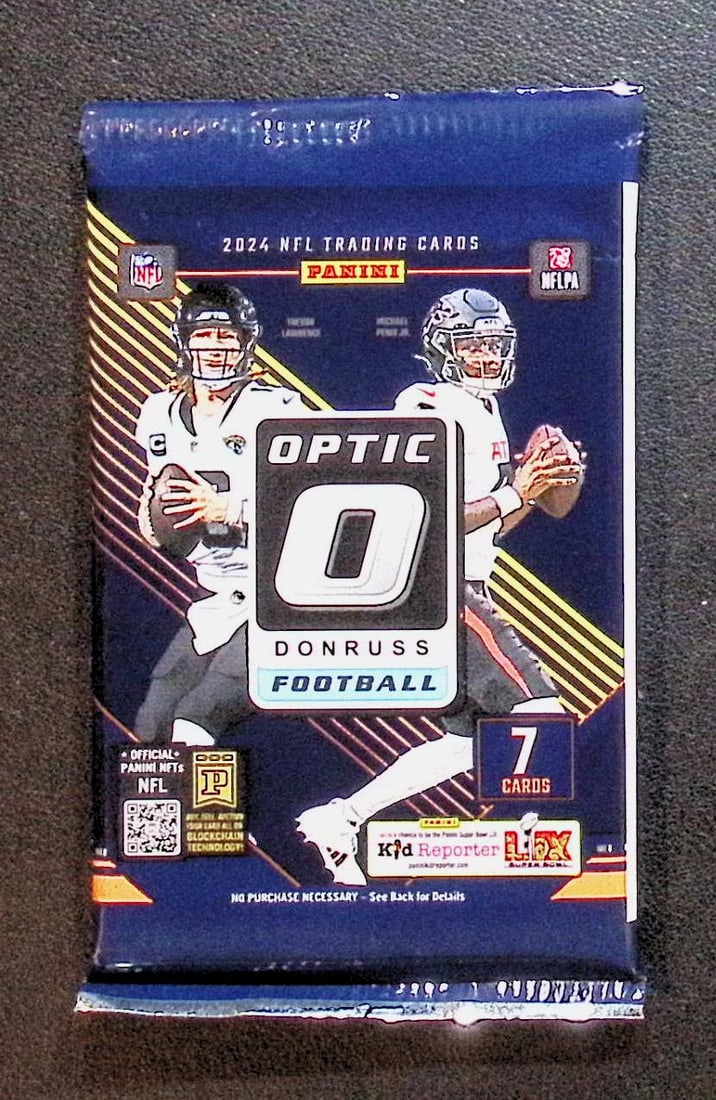 2024 Donruss Optic Football MEGA BOX PACK - Downtown, Uptown Inserts, Jayden Daniels Sports Card (1 of 1)