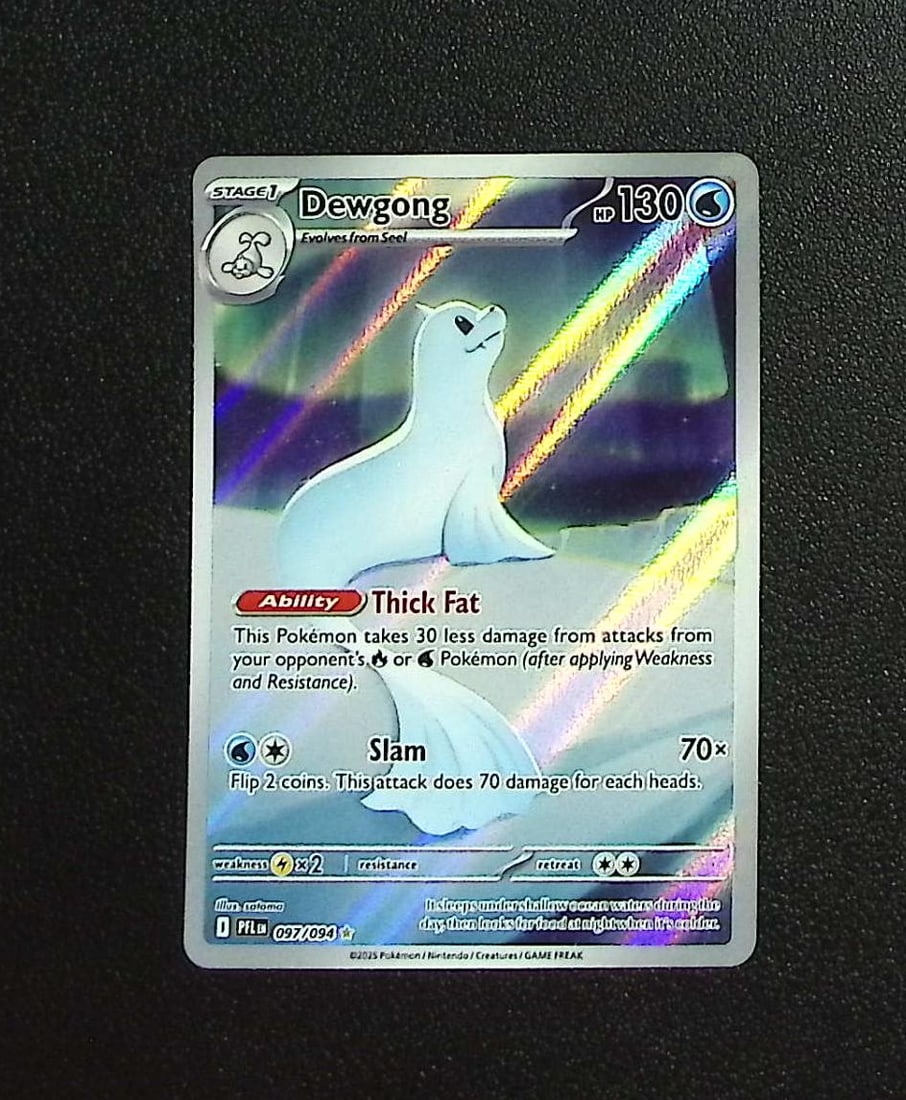 Pokemon Phantasmal Flames Dewgong Illustration Rare #97: Pokemon Trading Card Game Cards, Charizard, Pikachu, Mewtwo, Reverse Holo, Holo Rare, Secret Rare Cards, Full Art Cards, Eevee, Ultra Rare Card, Illustration Rare, Special Illustration Rare SIR