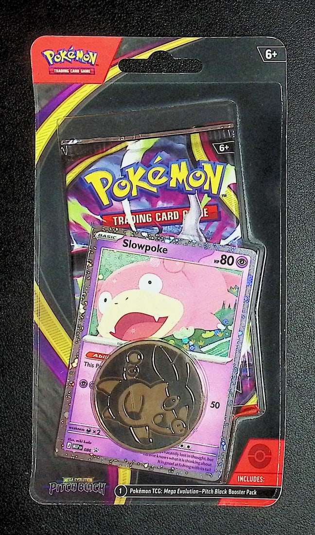 Pokemon Pitch Black Single Booster Blister Hanger w/ 1 Coin & a Promo Card: Pokemon Trading Card Game Cards, Charizard, Pikachu, Mewto, EX, Referse Holo, Holo Rare Cards, Secret Rare Cards, Full Art Cards, Evee, 3 Stars Ultra Rare Cards, Double Rare, Illustration Rare,