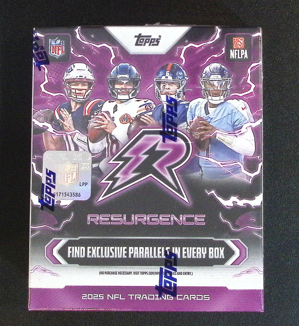 2025 Topps Resurgence Football Mega Box: Topps & Bowman Football NFL Trading Sports Cards, Sports Cards for Sale Near Me, Super Bowl & Hall of Fame Player Cards, Resurgence, Composite, SP, SSP, Valuable Auction Memorabilia Lots For Sale On