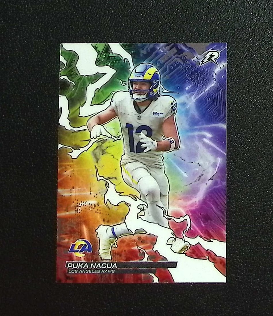 Puka Nacua Circuit Breakers 2025 Topps Resurgence #CB-10 Los Angeles Rams: Topps & Bowman Football NFL Trading Sports Cards, Sports Cards for Sale Near Me, Super Bowl & Hall of Fame Player Cards, Resurgence, Composite, SP, SSP, Valuable Auction Memorabilia Lots For Sale On