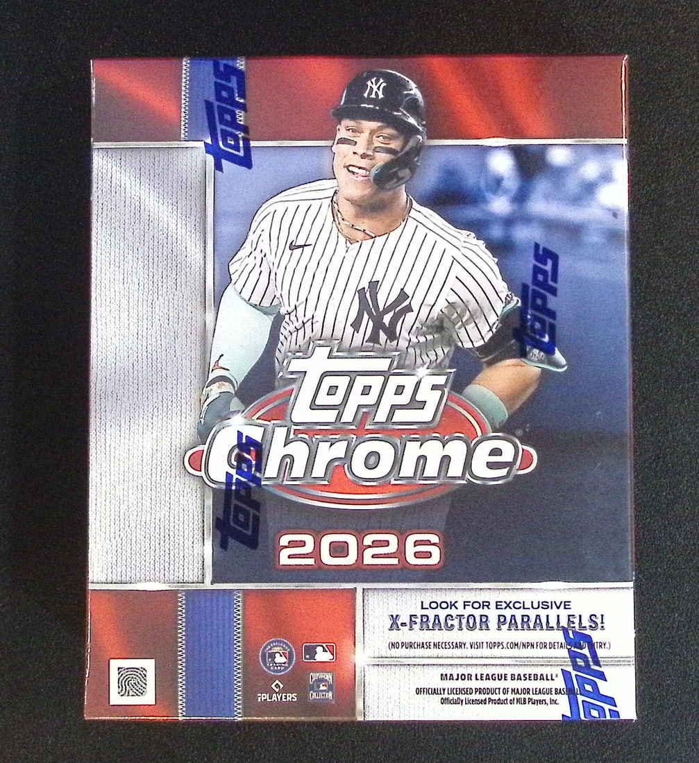 2026 Topps Chrome Baseball Mega Box: Topps, Bowman, & Fanatics Baseball MLB Trading & Sports Cards, Sports Cards for Sale Near Me, World Series & Hall of Fame Players Memorabilia, Refractors, X-Fractors, Numbered, SP, SSP, Valuable Aucti