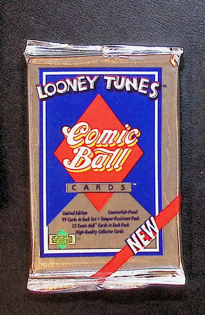1990 Upper Deck Looney Tunes Comic Ball Series 1 Vintage Baseball Card Retail Box Pack: Upper Deck Vintage Baseball MLB Trading & Sports Cards, Reggie Jackson Autograph, New York Yankees Card, Ken Griffey, Jr. Rookie Card, Deion Sanders Rookie Card, Nolan Ryan Texas Rangers Card, Old Spo