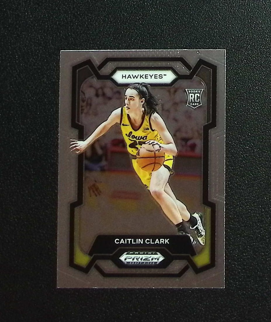 Caitlin Clark Rookie Card 2024 Prizm Draft Picks #57 Iowa Hawkeyes, Indiana Fever: Panini, Donruss Optic, Donruss Select, Prizm, Mosaic, Contenders, Revolution, Phoenix, NBA Hoops, Rookie NFL Sports Trading Cards, Silver, SP, SSP, Wave Prizms, Numbered Cards, Basketball sports
