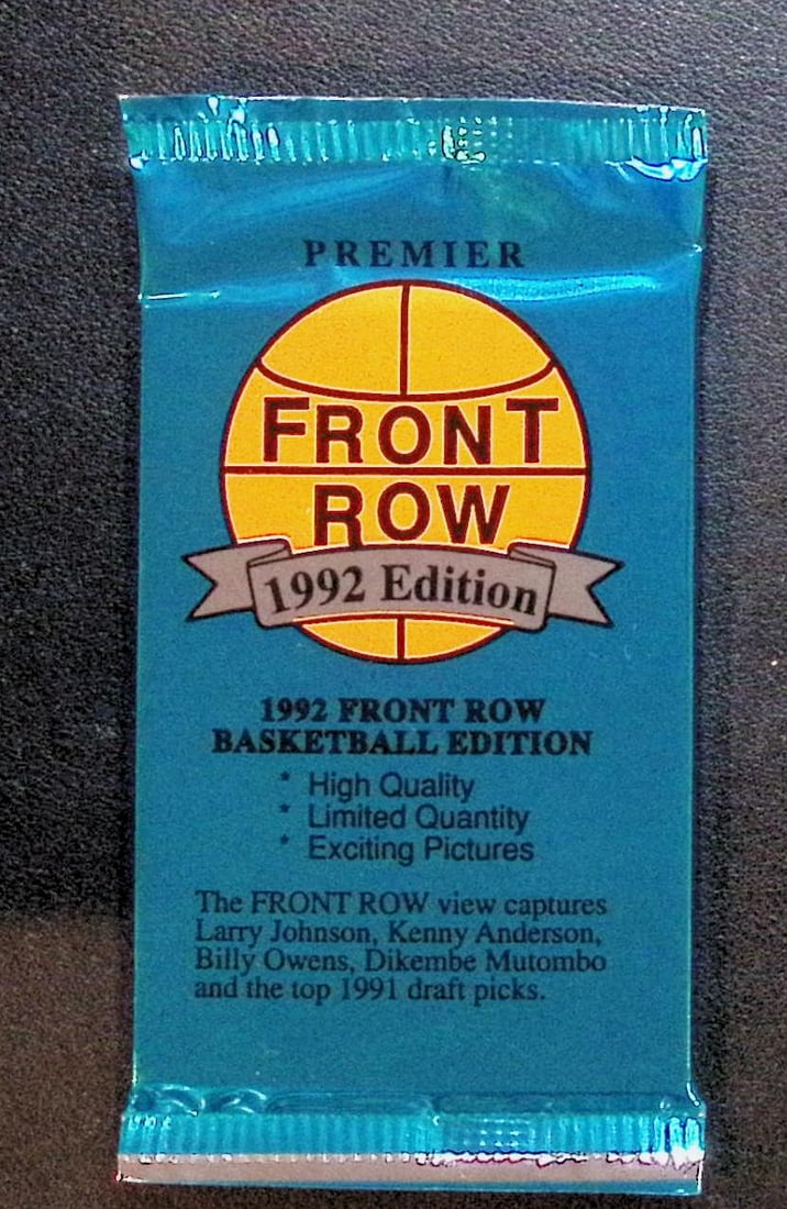 1992 Front Row Premier Vintage Basketball Retail Box Pack (1 of 1)