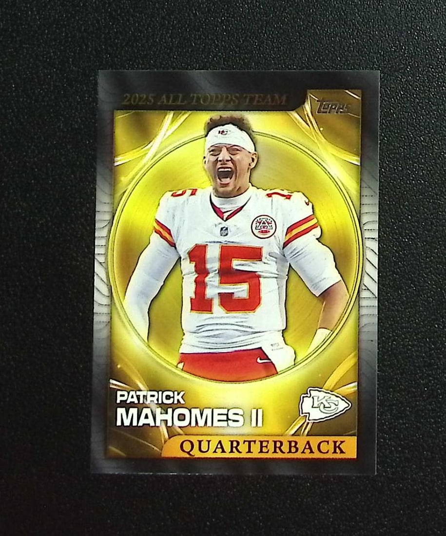 Patrick Mahomes All Topps Team 2026 Topps #25ATT-9 Kansas City Chiefs: Topps & Bowman Football NFL Trading Sports Cards, Sports Cards for Sale Near Me, Super Bowl & Hall of Fame Player Cards, Resurgence, Composite, SP, SSP, Valuable Auction Memorabilia Lots For Sale On L
