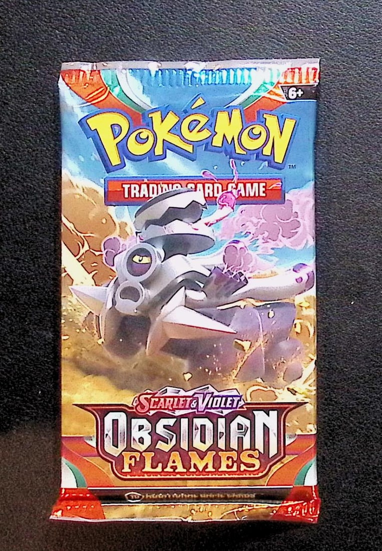 2023 Pokemon Scarlet & Violet Obsidian Flames 10 Card Booster Pack TCG (1 of 1)