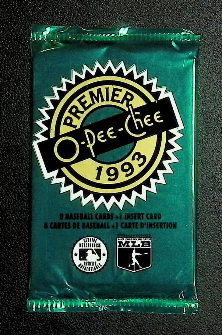 1993 O Pee Chee Premier Baseball Cards Retail Box Pack: O Pee Chee Vintage Baseball MLB Trading & Sports Cards, World Series & Hall of Fame Players, Old Sports Cards for Sale Near Me, Valuable Auction Memorabilia Lots For Sale On Line, Tony Gwynn, Rickey H