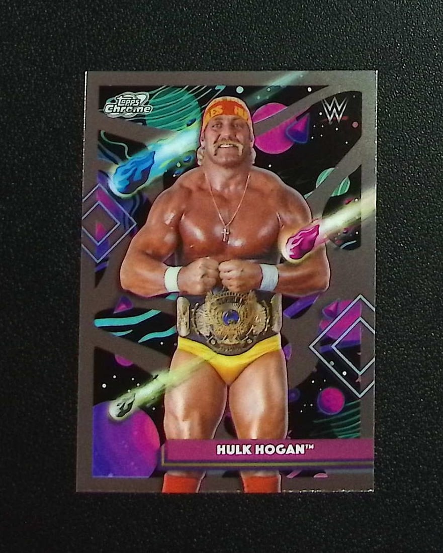 Hulk Hogan 2026 Topps Cosmic Chrome WWE #25: WWF, WWE, nWo, WCW, ECW, Wrestling, Pro Wrestling, Wrestling Cards, Wrestling Sports Cards