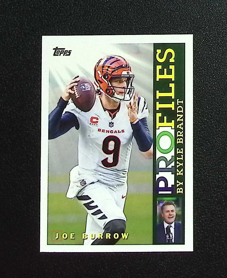 Joe Burrow Profiles 2026 Topps #TP-4 Cincinnati Benglas: Topps & Bowman Football NFL Trading Sports Cards, Sports Cards for Sale Near Me, Super Bowl & Hall of Fame Player Cards, Resurgence, Composite, SP, SSP, Valuable Auction Memorabilia Lots For Sale On L