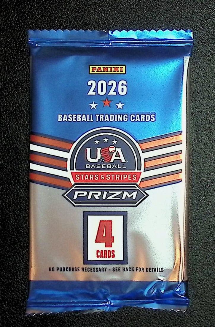 2026 Panini USA Baseball Stars & Stripes Prizm Blaster Box Pack: Prizm Baseball MLB Trading & Sports Cards, Paul Skenes, Elly De La Cruz, James Wood, Silver Prizm, Cracked Ice, SP, Autographs, Numbered Cards, Auction Commemorative Lots for Sale on Line, Sports Card