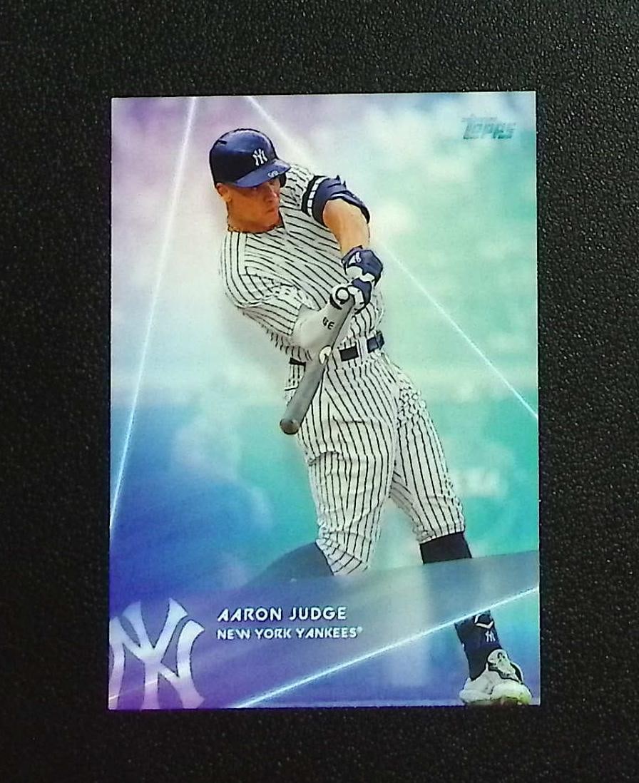 Aaron Judge 2020 Topps x Steve Aoki #76 New York Yankees: Topps, Bowman, & Fanatics Baseball MLB Trading & Sports Cards, Sports Cards for Sale Near Me, World Series & Hall of Fame Players Memorabilia, Refractors, X-Fractors, Numbered, SP, SSP, Valuable Aucti