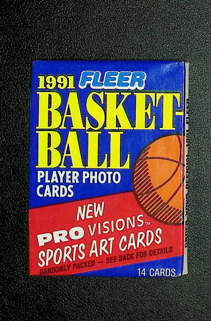 1991 Fleer Series 1 Vintage Basketball Cards Retail Box Pack New Factory Sealed (1 of 1)