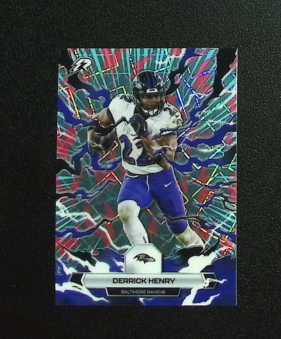 Derrick Henry Sky Blue & Pink Shock 2025 Topps Resurgence #8 Baltimore Ravens: Topps & Bowman Football NFL Trading Sports Cards, Sports Cards for Sale Near Me, Super Bowl & Hall of Fame Player Cards, Resurgence, Composite, SP, SSP, Valuable Auction Memorabilia Lots For Sale On L