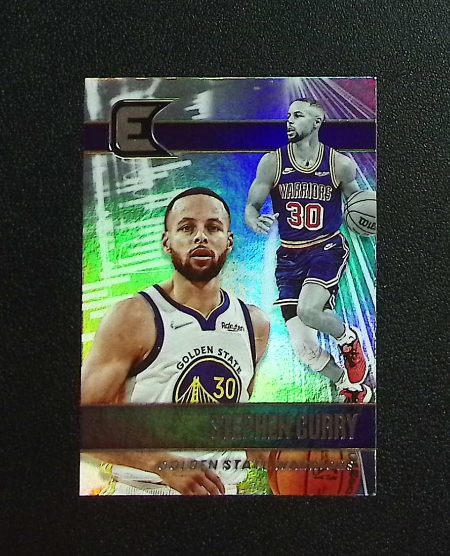 Stephen Curry 2021-22 Chronicles Essentials #305 Golden State Warriors: Panini, Donruss Optic, Donruss Select, Prizm, Mosaic, Contenders, Revolution, Phoenix, NBA Hoops, Rookie NFL Sports Trading Cards, Silver, SP, SSP, Wave Prizms, Numbered Cards, Basketball sports Cards