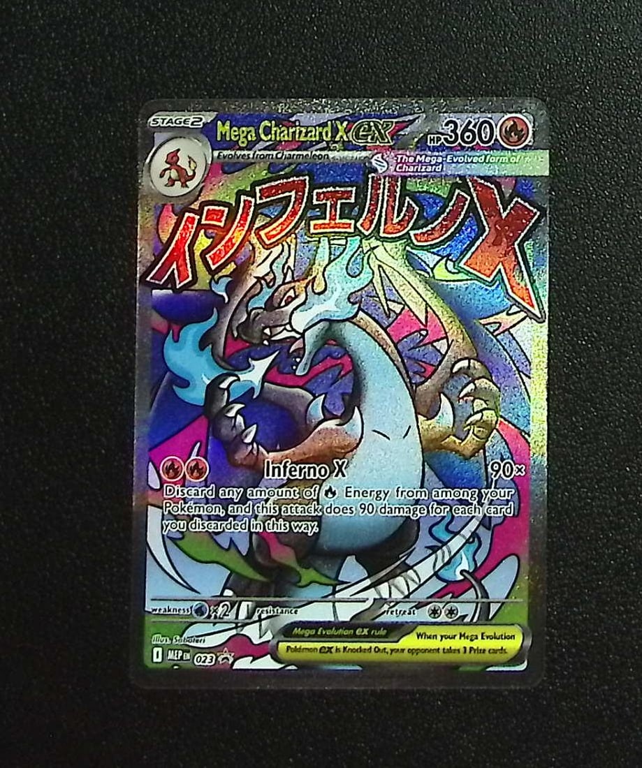 Pokemon Mega Evolution Promo Ultra Premium Mega Charizard X Ex #23: Pokemon Trading Card Game Cards, Charizard, Pikachu, Mewtwo, Reverse Holo, Holo Rare, Secret Rare Cards, Full Art Cards, Eevee, Ultra Rare Card, Illustration Rare, Special Illustration Rare SIR