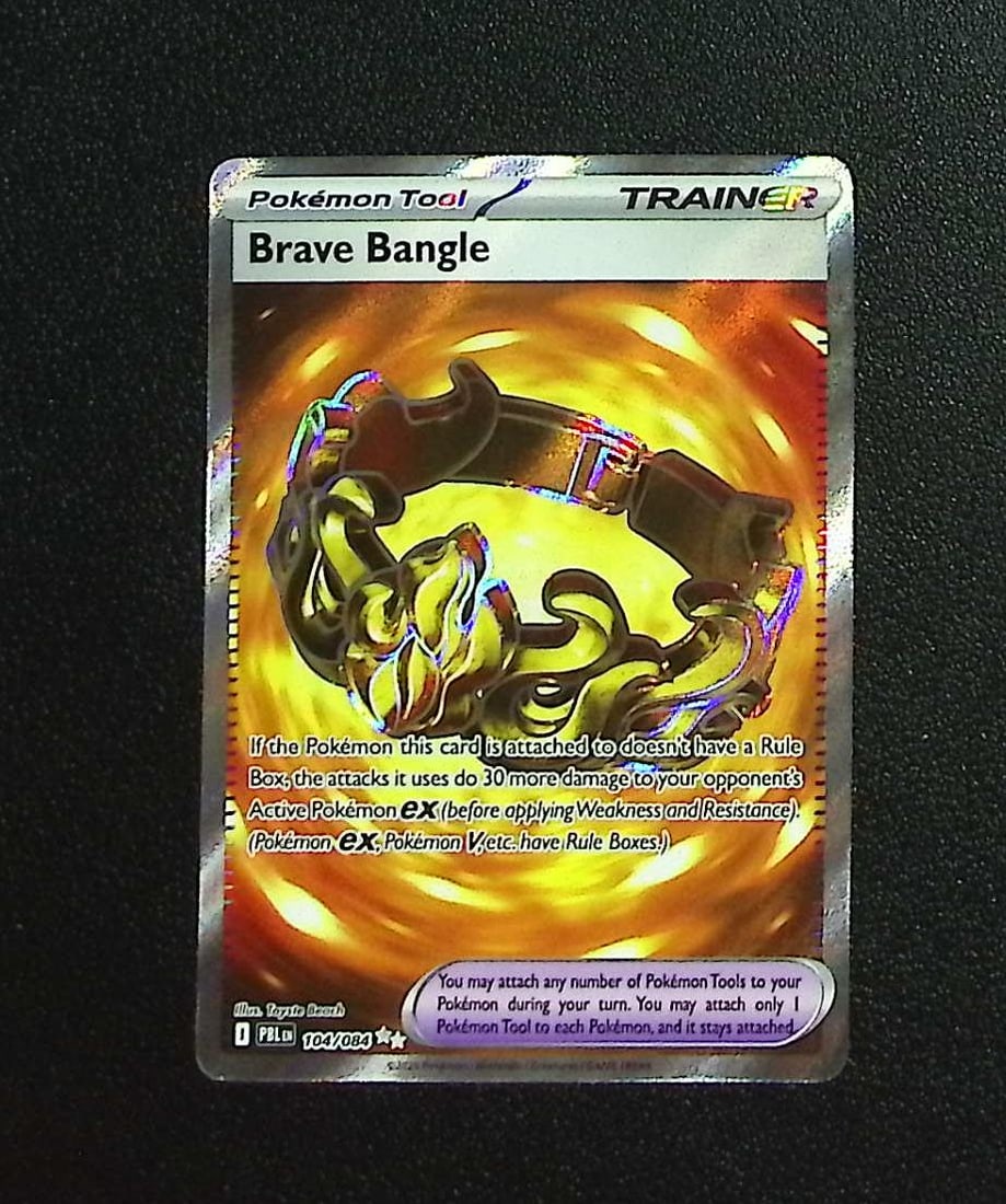 Pokemon Pitch Black Brave Bangle Ultra Rare #104: Pokemon Trading Card Game Cards, Charizard, Pikachu, Mewtwo, Reverse Holo, Holo Rare, Secret Rare Cards, Full Art Cards, Eevee, Ultra Rare Card, Illustration Rare, Special Illustration Rare SIR