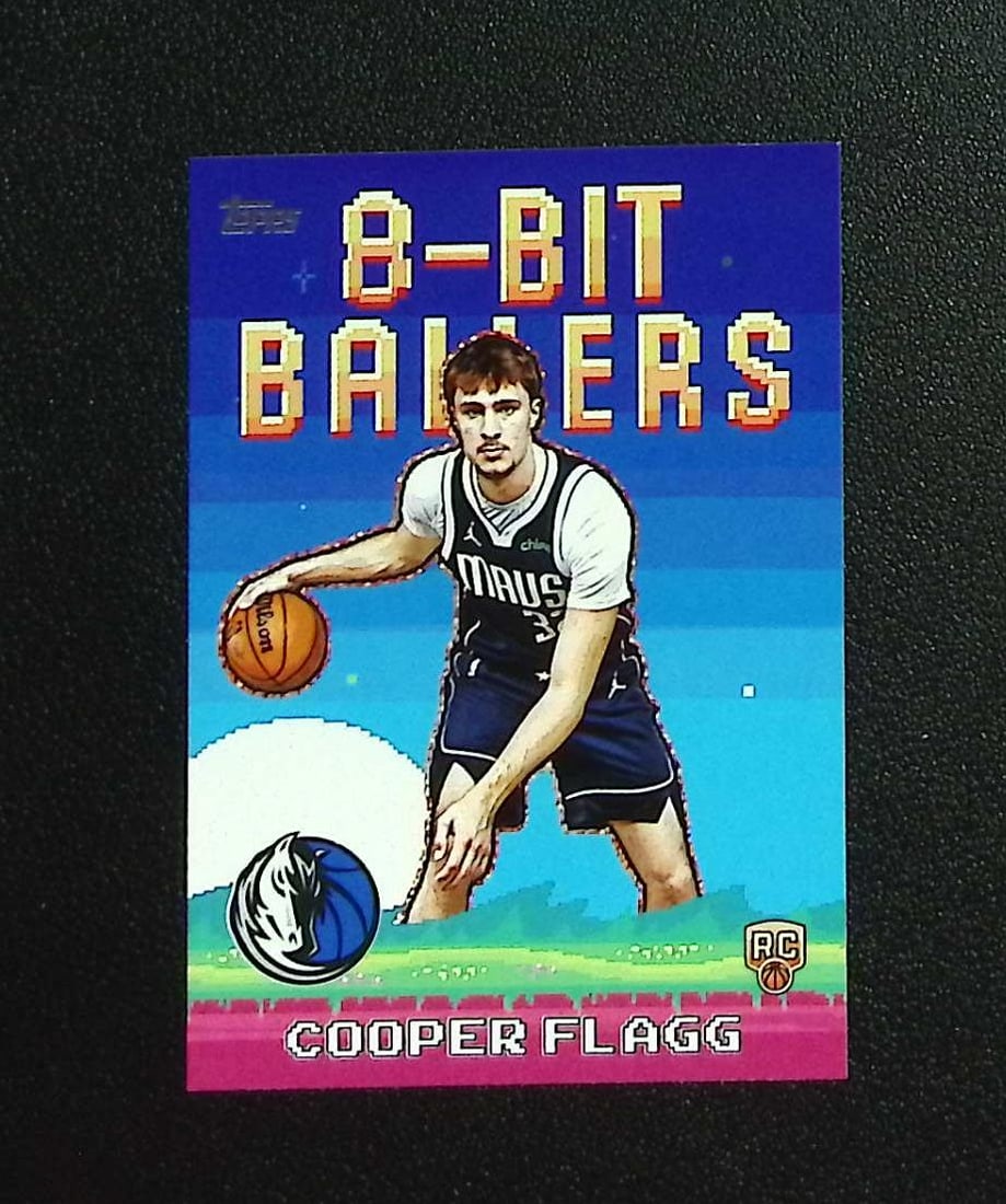 Cooper Flagg Rookie Card 8-Bit Ballers 2025-26 Topps #8B-31 Dallas Mavericks: Topps & Bowman Basketball NBA Trading & Sports Cards, Sports Cards for Sale Near Me, Chrome, Refractor, SP, SSP, Valuable Auction Memorabilia Lots Sold On Line, NBA Championship & Hall of Fame Player 