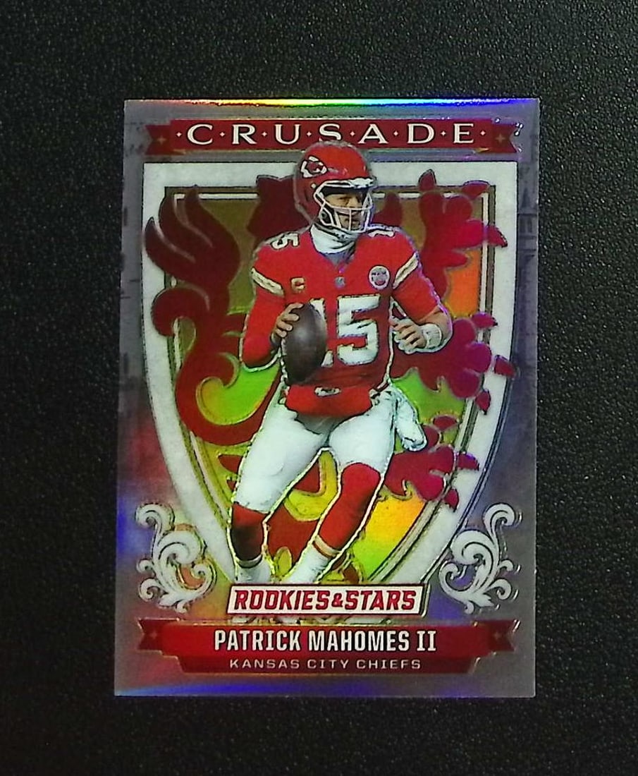 Patrick Mahomes Crusade Silver Prizm 2025 Rookies & Stars #1 Kansas City Chiefs: Panini, Donruss Optic, & Donruss Select, Prizm, Mosaic, Contenders, Zenith, Phoenix, Illusions, Absolute, Rookie NFL Sports Trading Cards, SP, SSP, Cards, Football Cards for Sale Near Me, Superbowl & 