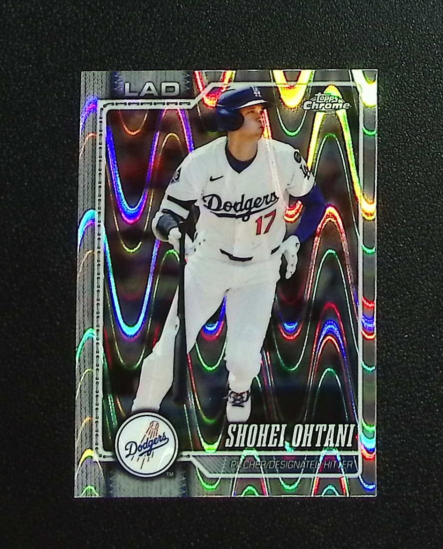 Shohei Ohtani Raywave Refractor 2026 Topps Chrome #1 Los Angeles Dodgers: Topps, Bowman, & Fanatics Baseball MLB Trading & Sports Cards, Sports Cards for Sale Near Me, World Series & Hall of Fame Players Memorabilia, Refractors, X-Fractors, Numbered, SP, SSP, Valuable Aucti