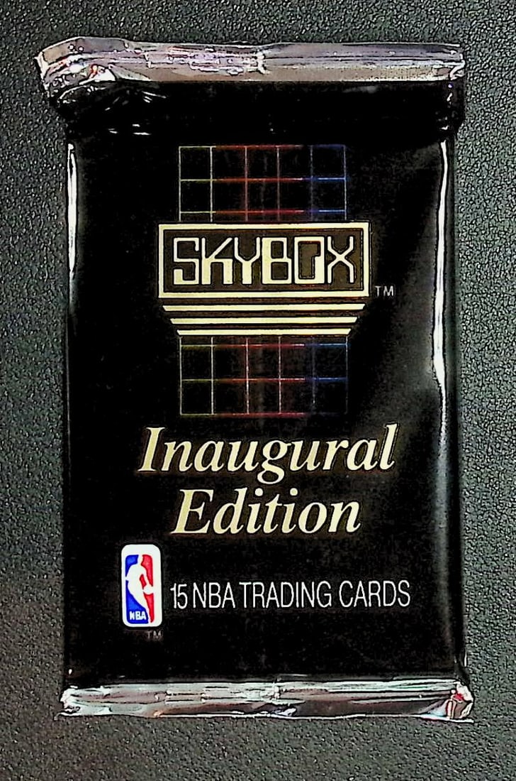 1990 Skybox SERIES 1 Innaugural Edition Basketball Vintage Basketball Retail Box Wax Pack: Vintage Valuable Basketeball NBA Trading & Sports Cards Sold On Line, Michael Jordan, Chicago Bulls, David Robinson Rookie Card, Shawn Kemp Rookie Card, Magic Johnson, Larry Bird, Tim Hardaway RC, Old