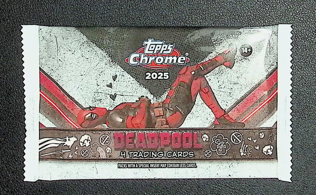 2025 Topps Chrome Marvel Deadpool Value/Blaster Box Pack (1 of 1)