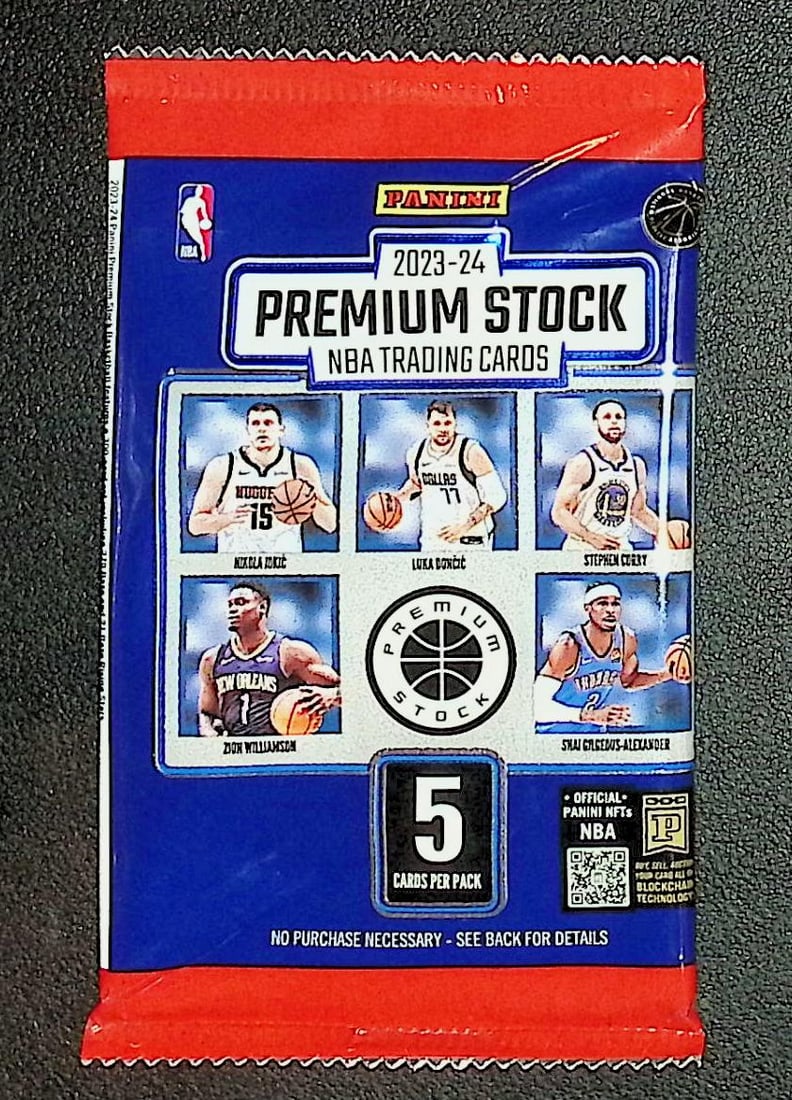 2023-24 Panini NBA Hoops Premium Stock Basketball Card BLASTER BOX PACK - Victor Wembanyama: Panini Basketball NBA Trading & Sports Cards, Rookie Cards in this Set are Victor Wembanyama, Brandon Miller, Scoot Henderson, Amen Thompson, Numbered, Cracked Ice, Attack the Rack, SSP, SP, Anthony E