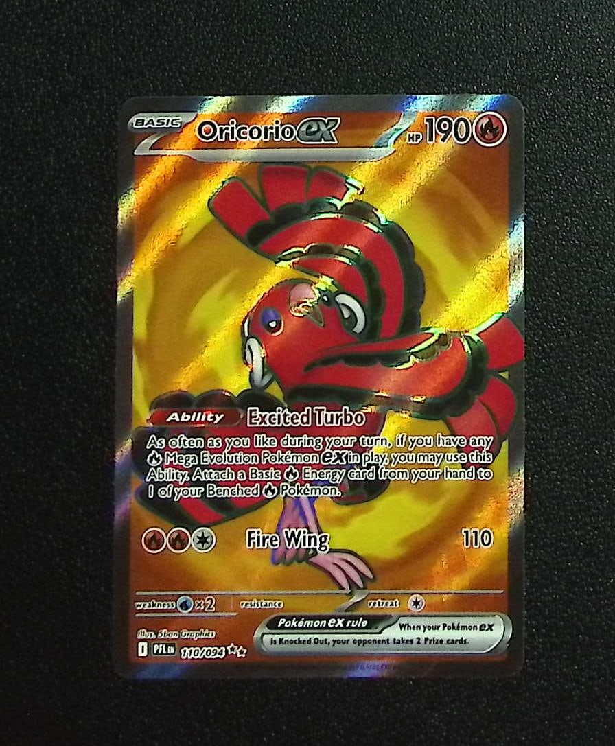 Pokemon Phantasmal Flames Oricorio Ex Ultra Rare #110: Pokemon Trading Card Game Cards, Charizard, Pikachu, Mewtwo, Reverse Holo, Holo Rare, Secret Rare Cards, Full Art Cards, Eevee, Ultra Rare Card, Illustration Rare, Special Illustration Rare SIR