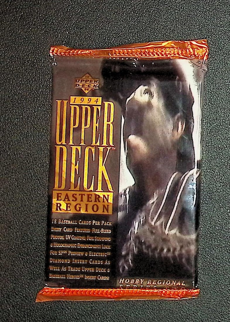 1994 Upper Deck Vintage Series 2 Eastern Region Baseball Card Hobby Box Pack- MLB Sports Trading: Upper Deck Vintage Baseball MLB Trading & Sports Cards Nolan Ryan Texas Rangers Card, Old Sports Cards for Sale Near Me, World Series & Hall of Fame Players, Valuable Auction Commemorative Lots for Sa