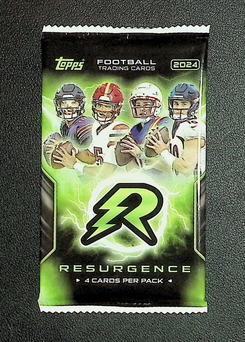 2024 Topps Resurgence Football Cards Blaster Box Pack - Drake Maye, Jayden Daniels Rookie Card: Topps Football NFL Trading & Sports Cards, Rookie Cards in this Set Are Drake Maye Jayden Daniels, Bo Nix, JJ McCarthy, Marvin Harrison Jr, Refractors, Prism Refractors, X-Fractors, Sports Cards for S