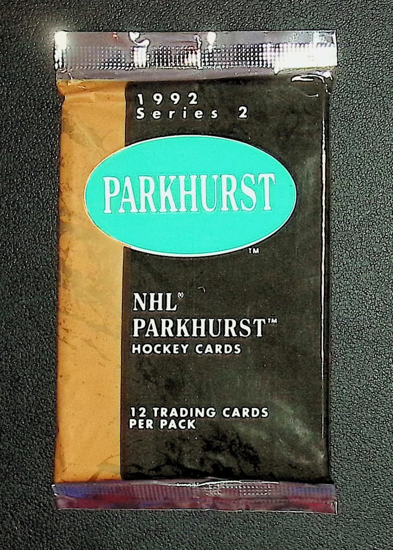 1992 Parkhurst Series 2 Hockey Card Retail Box Pack - Emerald Ice Inserts, Wayne Gretzky: Vintage Parkhurst Hockey NHL Trading & Sports Cards, Old Sports Cards for Sale Near Me, Wayne Gretzky, Mario Lemieux, Jaromir Jagr, Valuable Auction Memorabilia Lots for Sale Near Me, Stanley Cup & Ha
