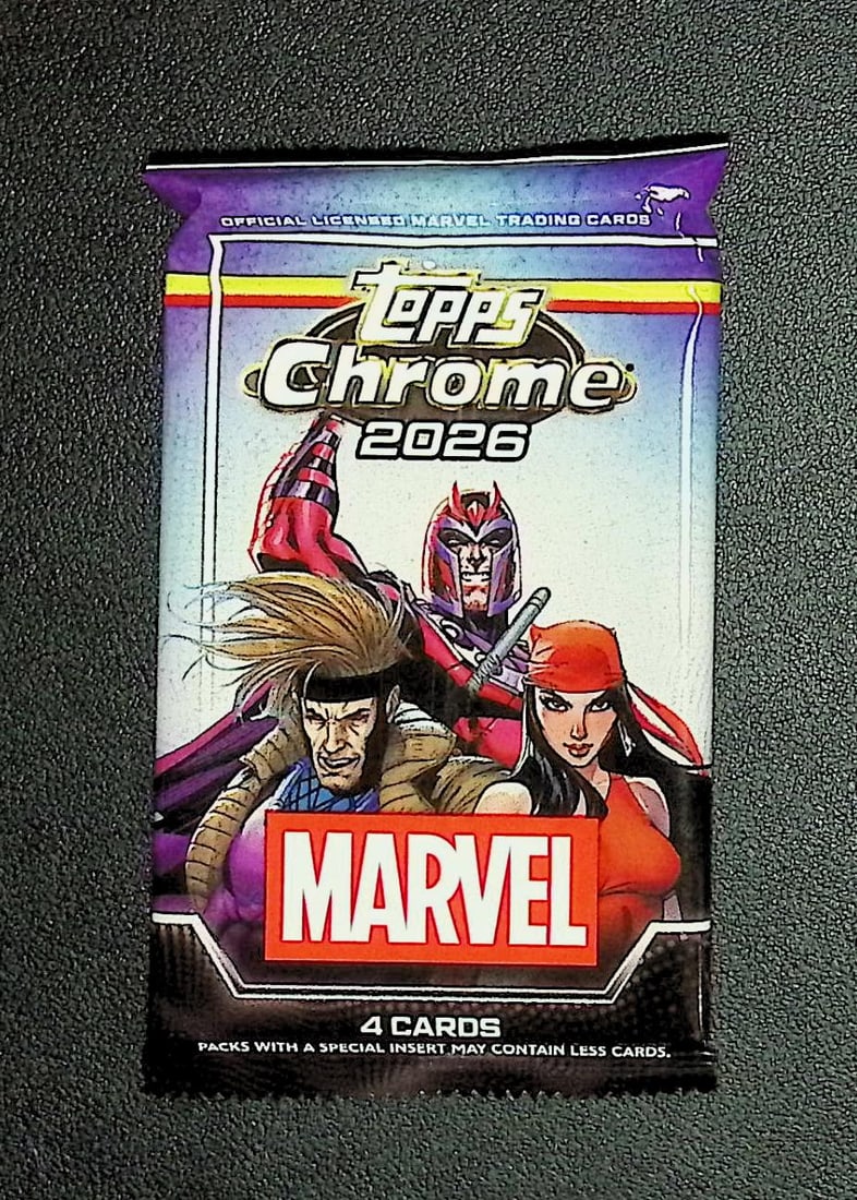 2026 Topps Disney Chrome Blaster Box Pack: Disney Topps Trading Cards of Movies & Television Shows, Refractors, Ray Waves, Numbered Rare Cards. Darth Vader, Luke Skywalker, Princess Leia, Mandalorian, Yoda, Grogu, Han Solo, Rebellion, Imperial