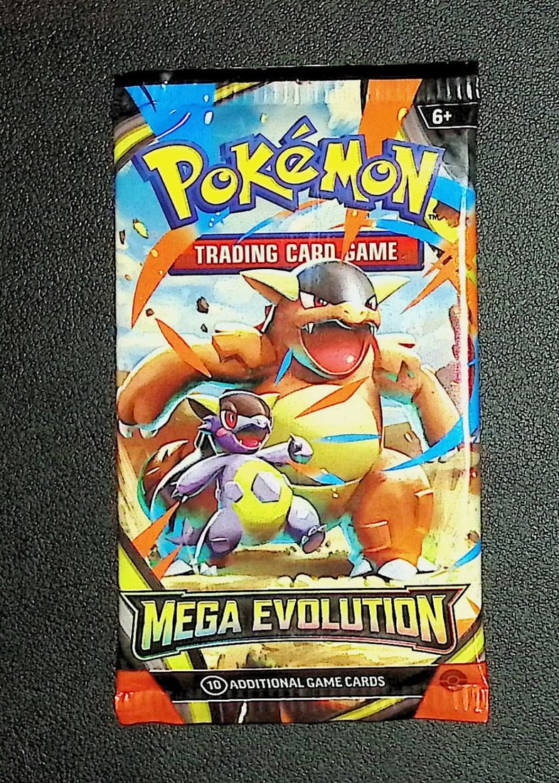 2025 Pokemon Mega Evolutions 10 Card Booster Pack (1 of 1)