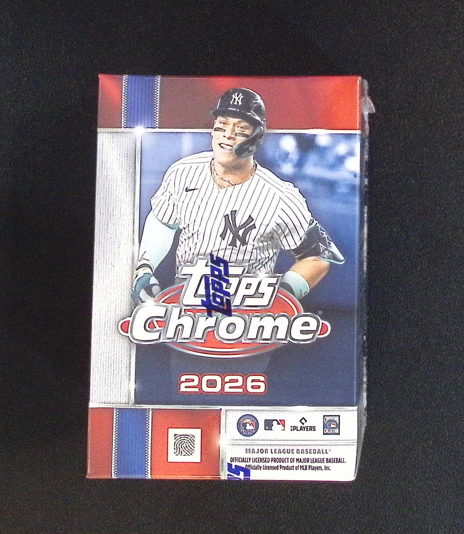 2026 Topps Chrome Baseball Blaster Box: Factory Sealed Topps Baseball MLB Trading & Sports Cards, Speckled, SP, SSP, Variations, Autographs, Chrome, Refractors, 1976 Topps, Sports Cards for Sale Near Me, Valuable Auction Lots for Sale on Li