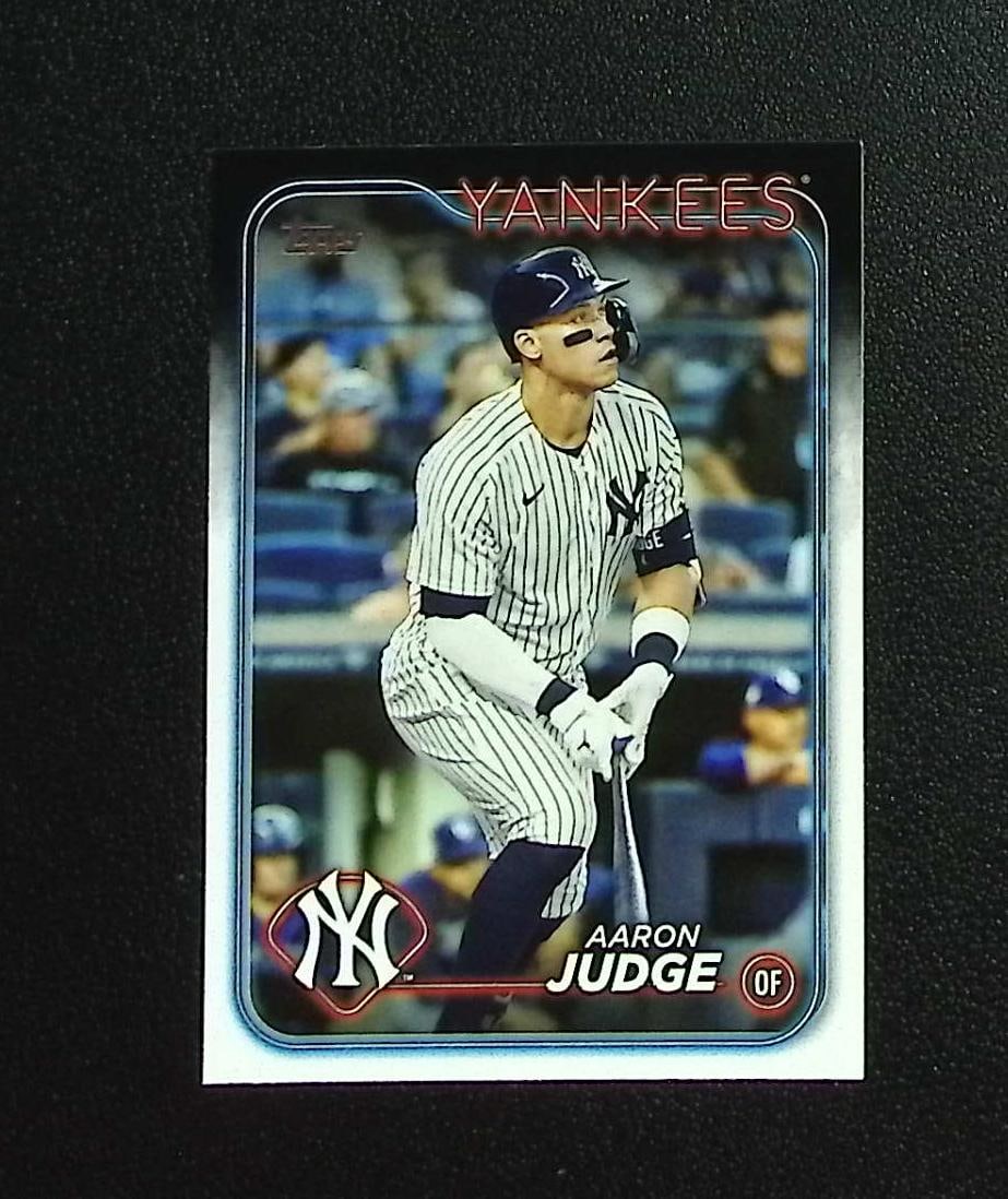 Aaron Judge 2024 Topps Series One #99 New York Yankees: Topps, Bowman, & Fanatics Baseball MLB Trading & Sports Cards, Sports Cards for Sale Near Me, World Series & Hall of Fame Players Memorabilia, Refractors, X-Fractors, Numbered, SP, SSP, Valuable Aucti