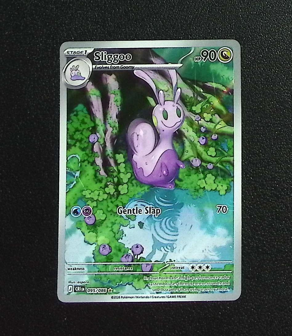 Pokemon Chaos Rising Sliggoo Illustration Rare #95: Pokemon Trading Card Game Cards, Charizard, Pikachu, Mewtwo, Reverse Holo, Holo Rare, Secret Rare Cards, Full Art Cards, Eevee, Ultra Rare Card, Illustration Rare, Special Illustration Rare SIR