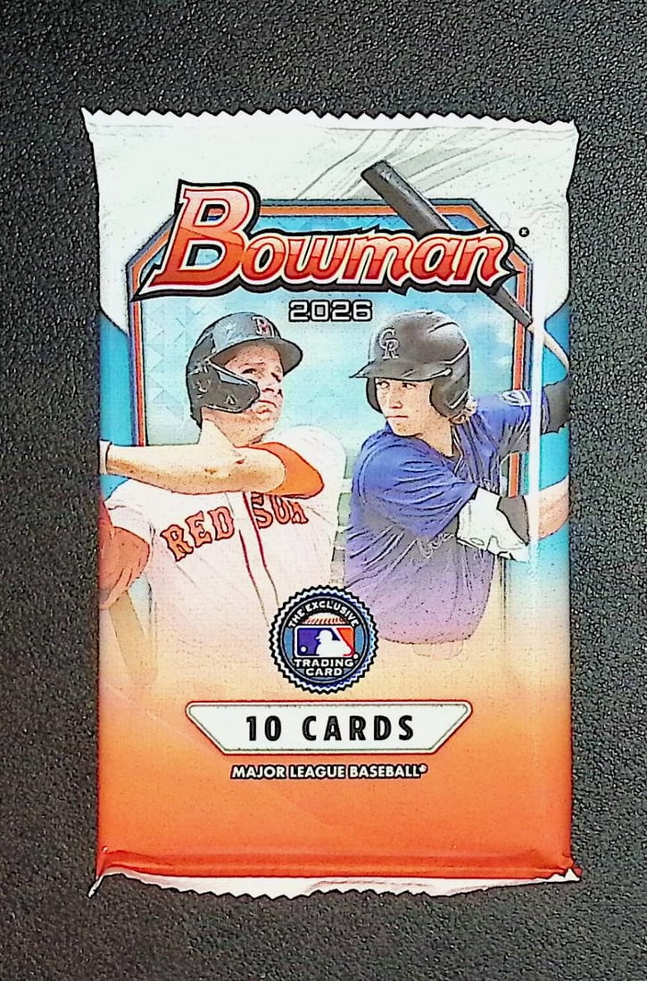 2026 Bowman Baseball Cards BLASTER BOX PACK Roman Anthony Rookie Card, Konnor Griffin Prospect: Set Rookies Include: Cooper Flagg, Kon Knuepple, V.J. Edgecombe, & Carter Bryant. Bowman Basketball NBA Trading & Sports Cards, Sports Cards for Sale Near Me, Champion and Hall of Fame Players, Auctio