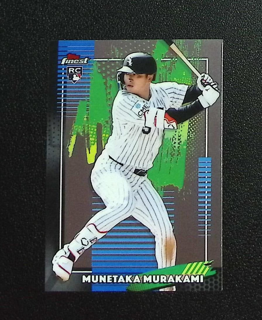 Munetaka Murakami Rookie Card 2026 Topps Finest #5 Chicago White Sox: Topps, Bowman, & Fanatics Baseball MLB Trading & Sports Cards, Sports Cards for Sale Near Me, World Series & Hall of Fame Players Memorabilia, Refractors, X-Fractors, Numbered, SP, SSP, Valuable Aucti